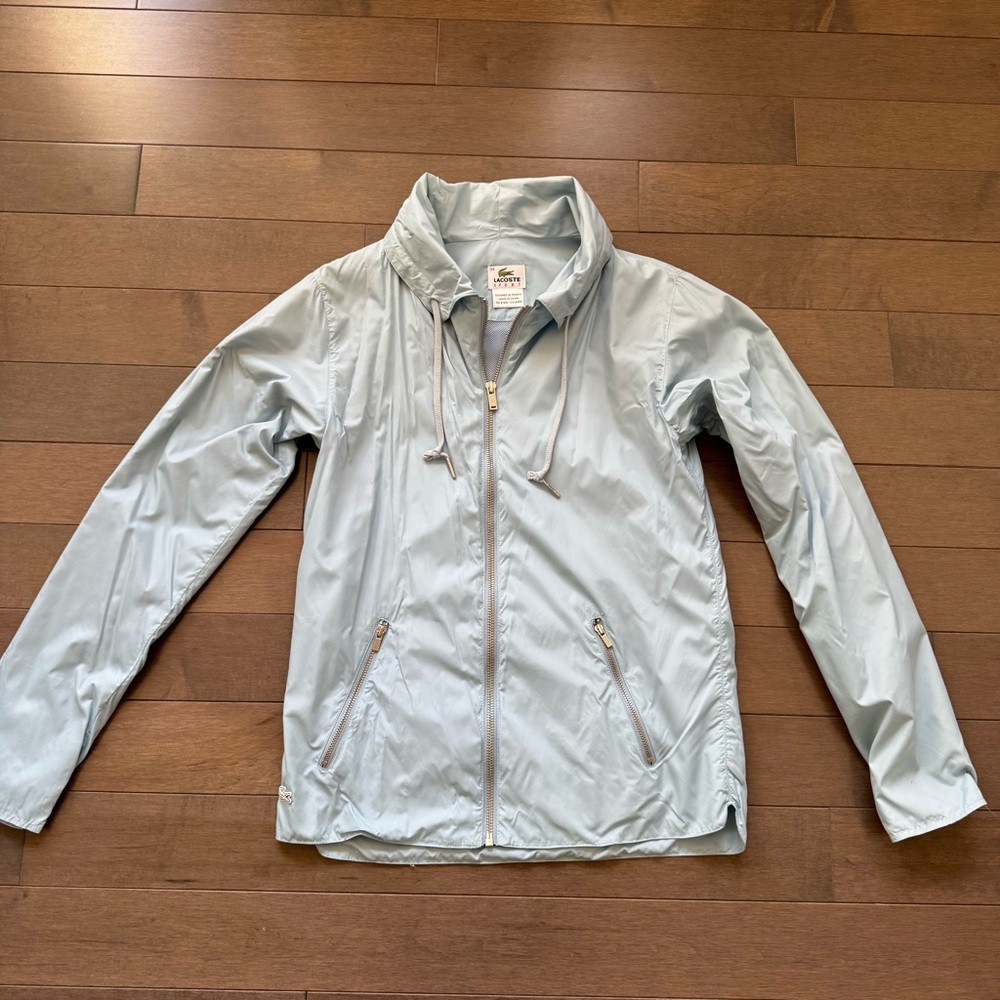 Women's Light Blue Windbreaker Jacket